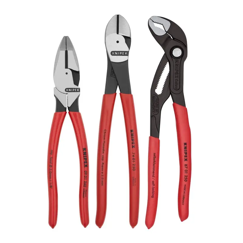 Knipex 9K 00 80 157 US 3-Piece Pro Pliers Set