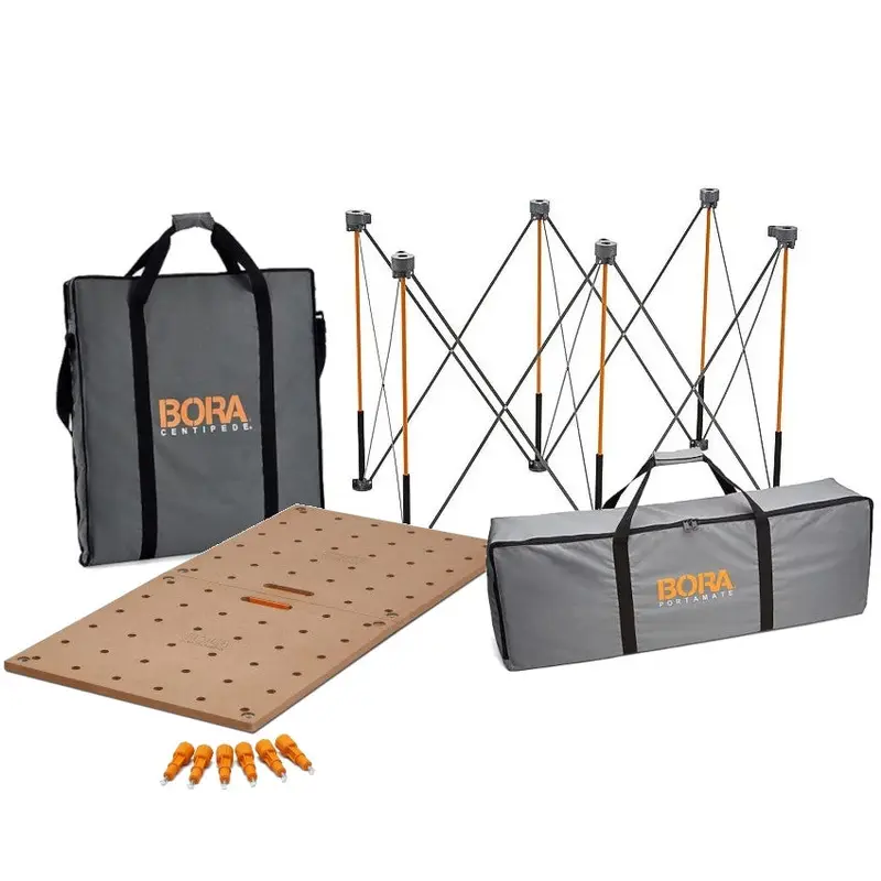 Bora Tall Centipede 20mm Dog Hole Table Top Work Stand Set