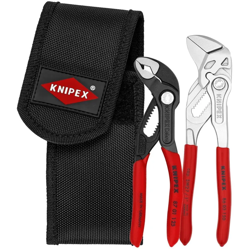 Knipex 00 20 72 V01 2 Pc Mini Pliers in Belt Pouch