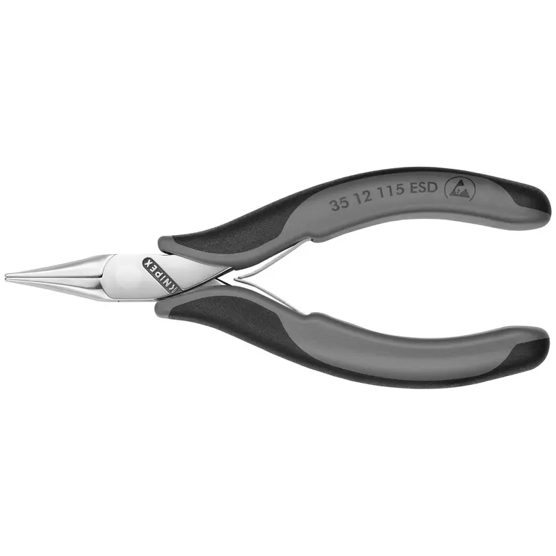 Knipex 35 12 115 ESD Electronics Pliers-Flat Tips, ESD Handles