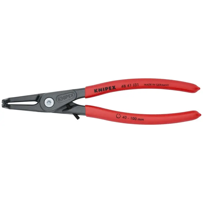 Knipex 48 41 J31 Internal 90 Angled Precision Snap Ring Pliers-Limiter