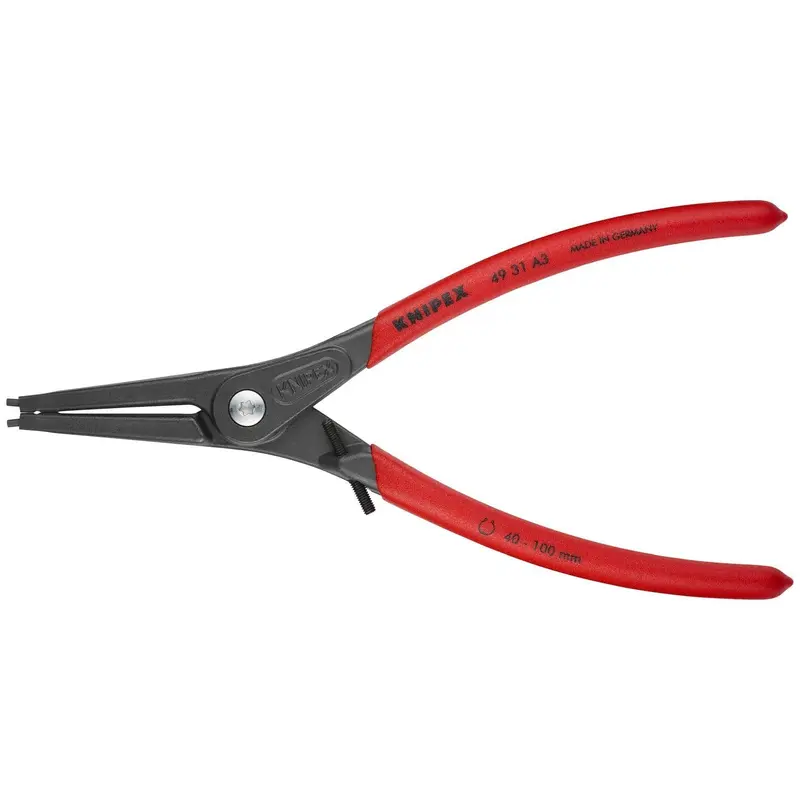 Knipex 49 31 A3 External Precision Snap Ring Pliers-Limiter
