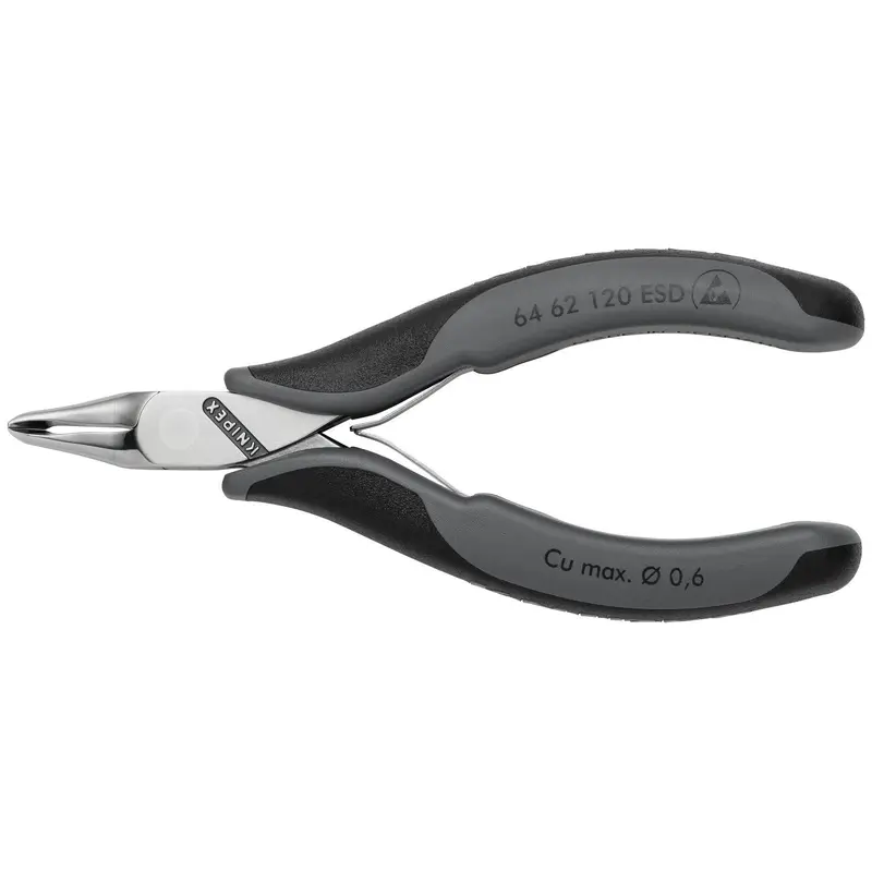 Knipex 64 62 120 ESD Electronics End Cutting Nippers-ESD Handles
