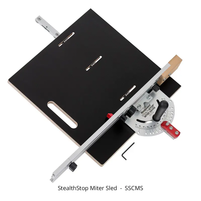 Woodpeckers SSCMS StealthStop Miter Sled