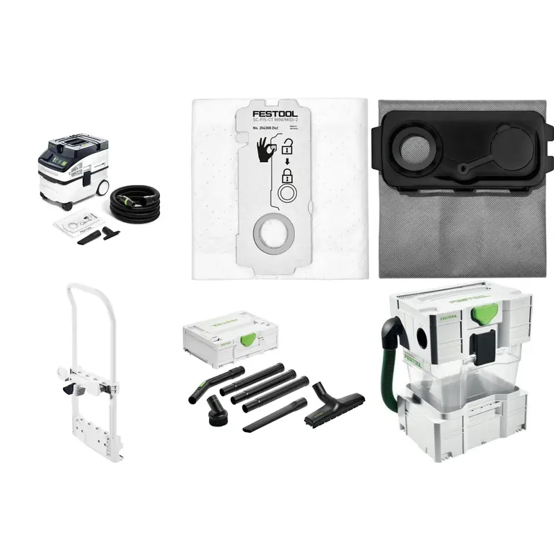 Festool CLEANTEC CT 15 E HEPA Dust Extractor Elite Bundle