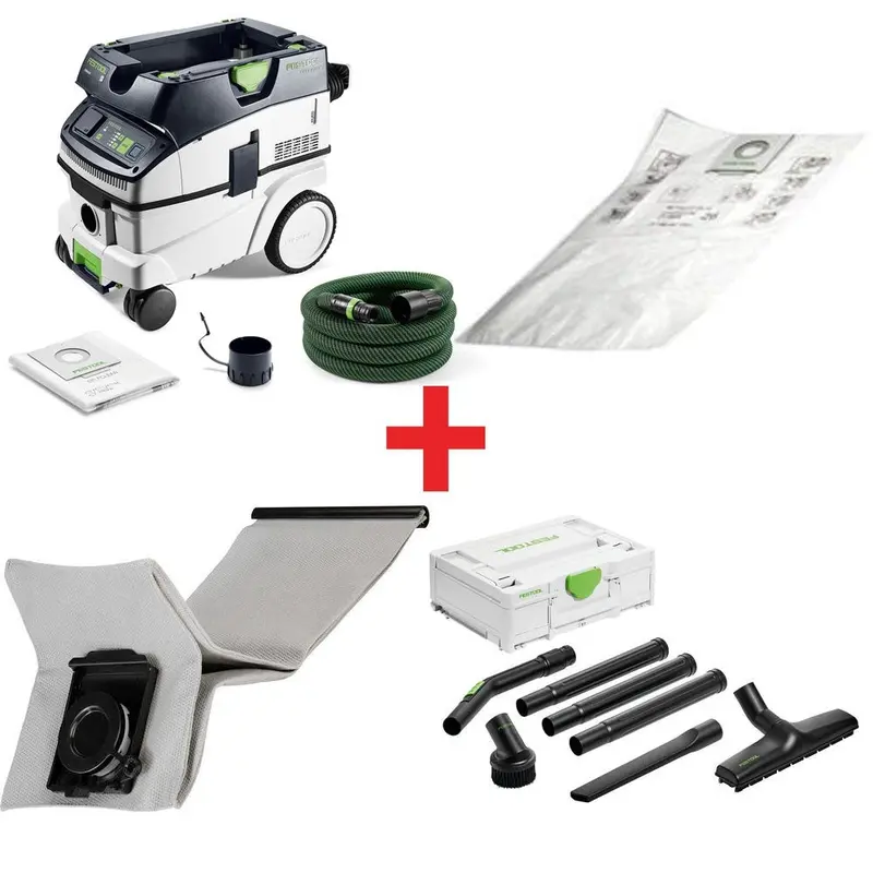 Festool CT 26 EI HEPA Bluetooth Dust Extractor Pro Bundle