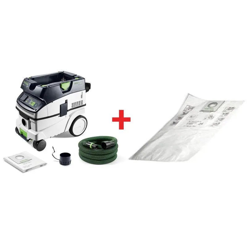 Festool CT 26 EI HEPA Bluetooth Dust Extractor Starter Bundle