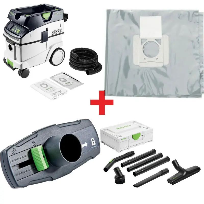 Festool CT 36 EI AC HEPA Bluetooth Dust Extractor Pro Bundle