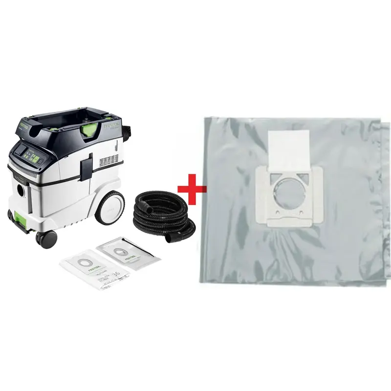 Festool CT 36 EI AC HEPA Bluetooth Dust Extractor Starter Bundle