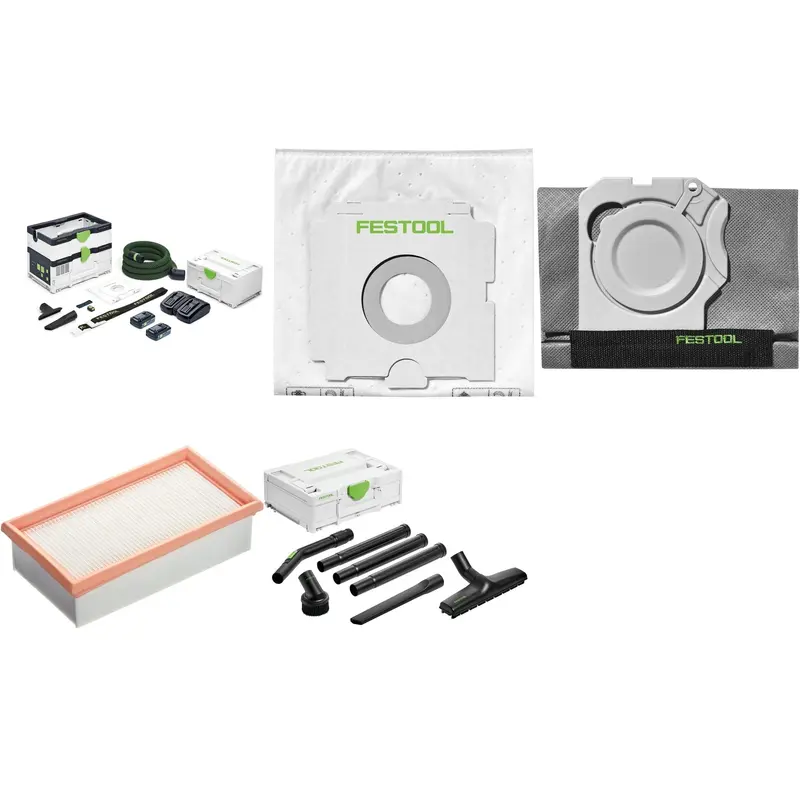 Festool CTC SYS Cordless 36V Mobile HEPA Dust Extractor Elite Bundle