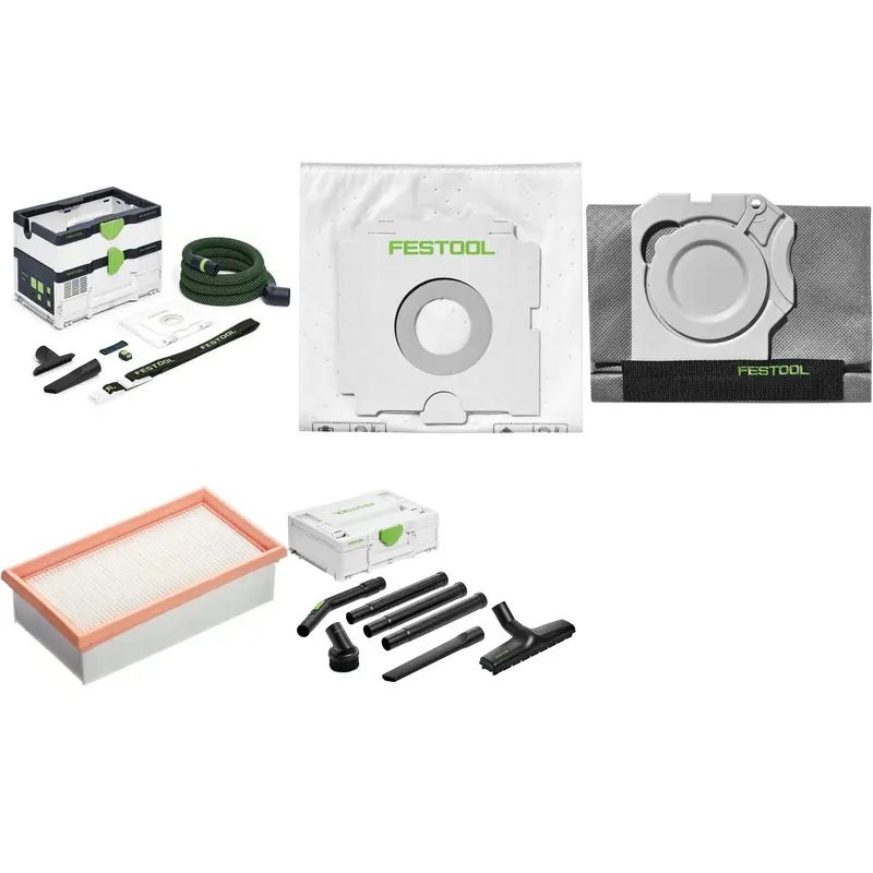 Festool CTC SYS Dual-18V Mobile HEPA Dust Extractor Elite Bundle