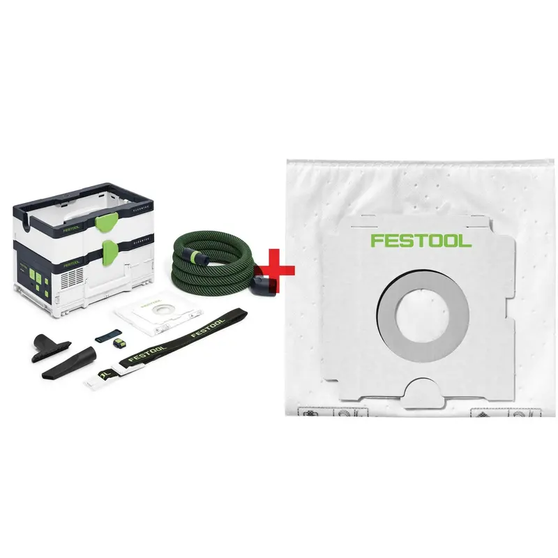 Festool CTC SYS Dual-18V Mobile HEPA Dust Extractor Starter Bundle