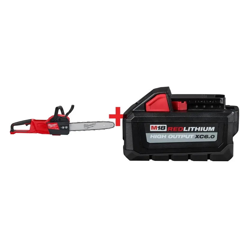 Milwaukee M18 FUEL 16" Chainsaw with M18 6.0Ah Battery Pack