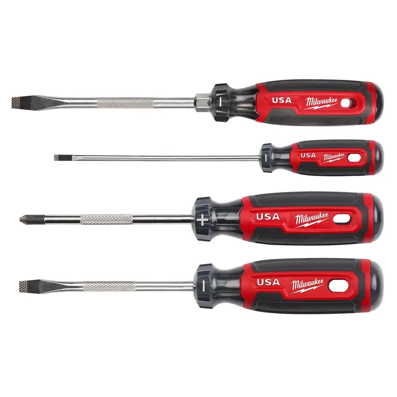 Milwaukee MT200-4 4PC Cushion Grip Screwdriver Set (Made in the USA)