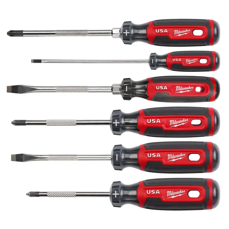 Milwaukee MT200-6 6PC Cushion Grip Screwdriver Set (Made in the USA)
