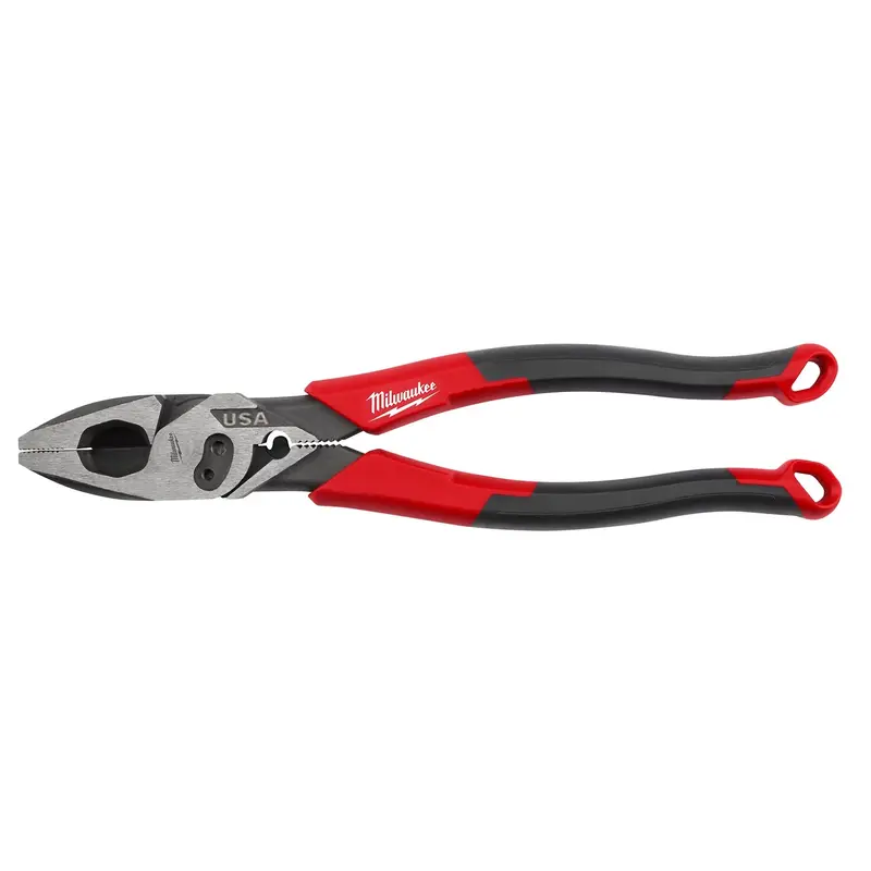 Milwaukee MT550C 9" Lineman's Comfort Grip Pliers w/ Crimper and Bolt Cutter (Made in the USA)