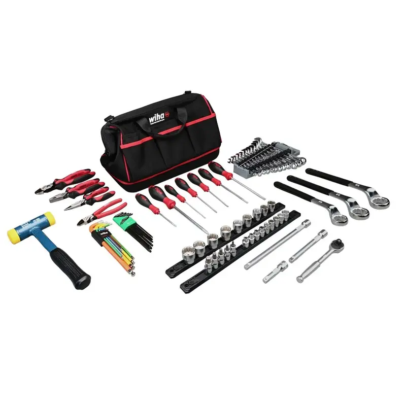 Wiha 90615 76-Piece Motocross Mechanic Tool Kit