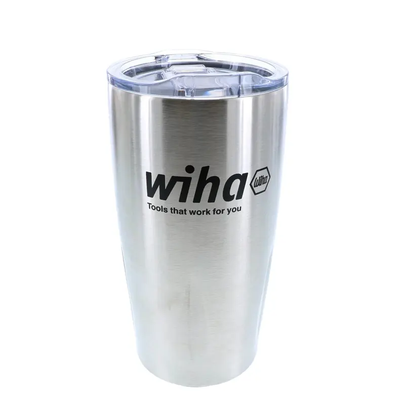 Wiha 91680 Stainless Steel Tumbler, 18 oz.