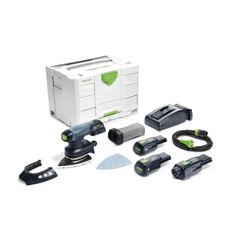 Festool 577514 DTSC 400 18V Brushless Hybrid Cordless Sander Bluetooth 3.1Ah SET