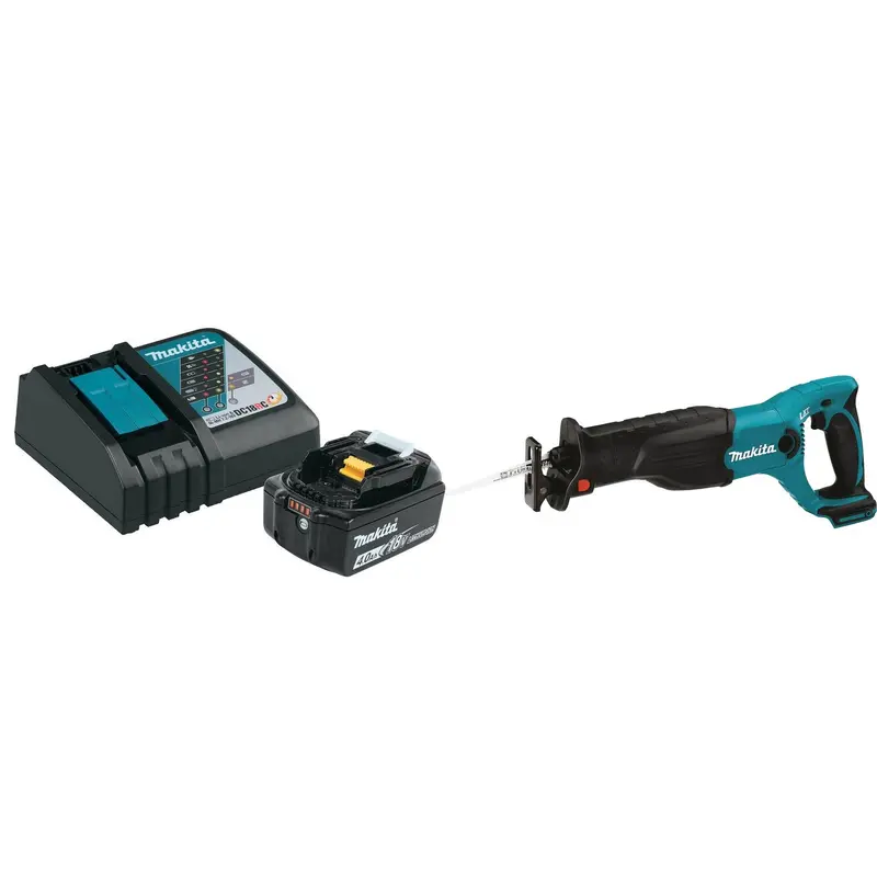 Makita 18V LXT Cordless Reciprocating Saw and 4.0Ah Battery and Charger Starter Pack