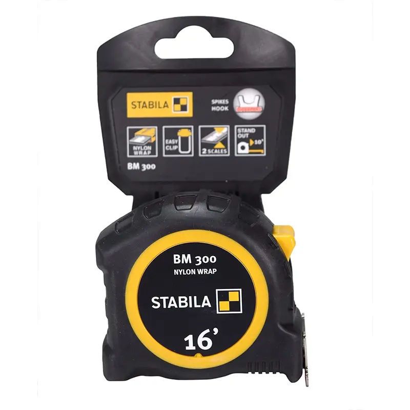 Stabila 30616 BM 300 Inch/MM Scale 16 ft./5m Tape Measure