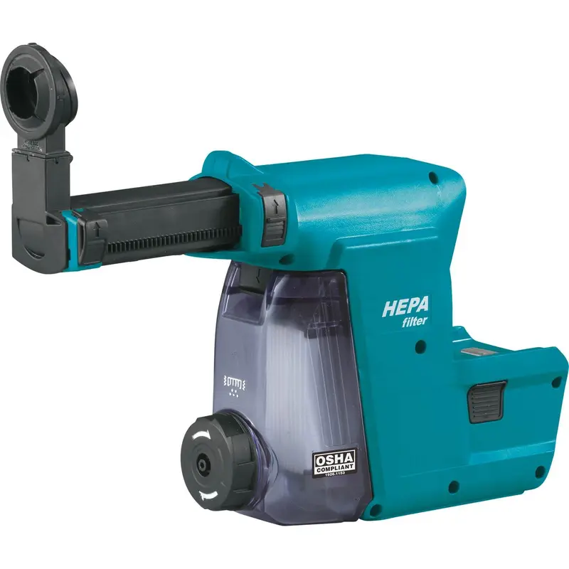 Makita DX06 Dust Extractor Attachment with HEPA Filter Cleaning Mechanism