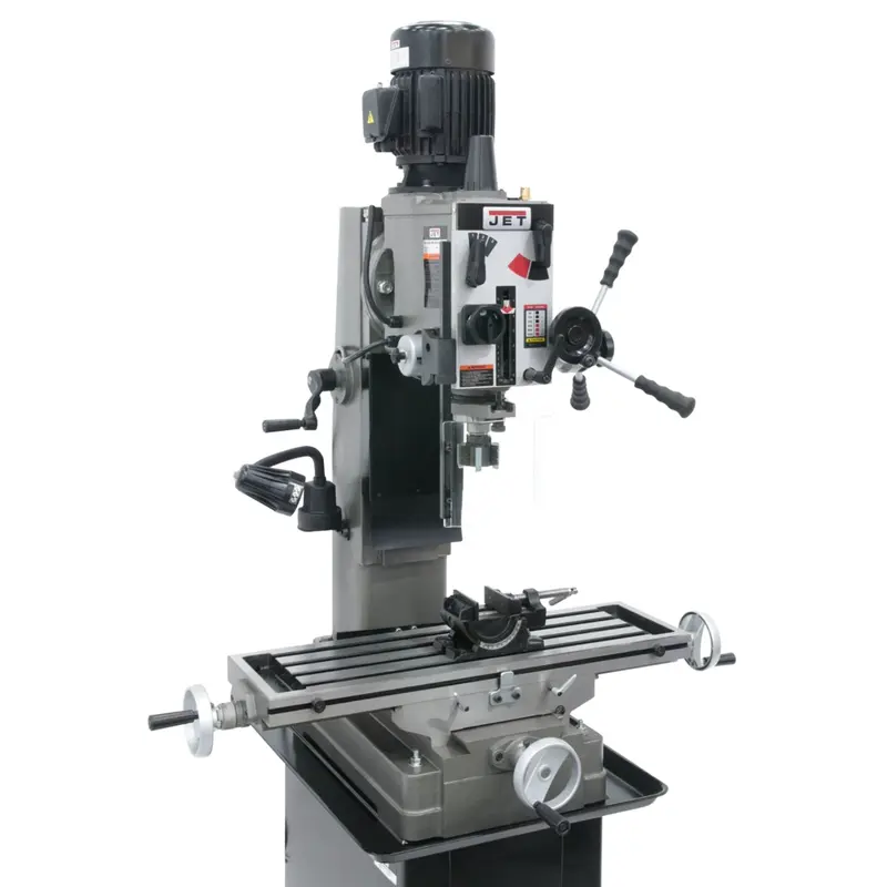 JET 351158 JMD-45GH Geared Head Square Column Mill/Drill with Newall DP500 2-Axis DRO