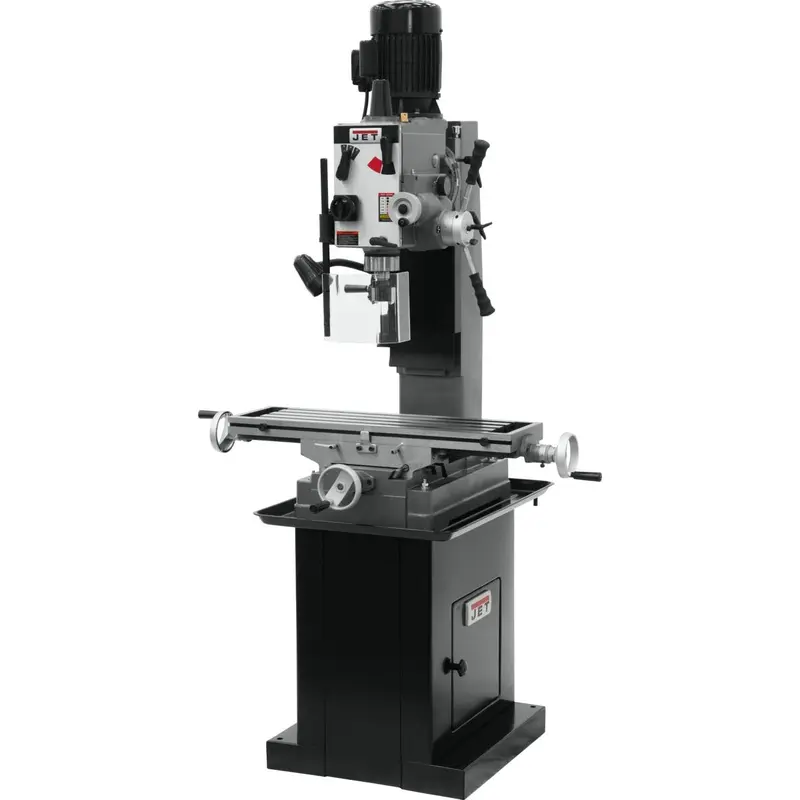 JET 351160 JMD-45GHPF Geared Head Square Column Mill/Drill with Power Downfeed with DP500 2-Axis DRO
