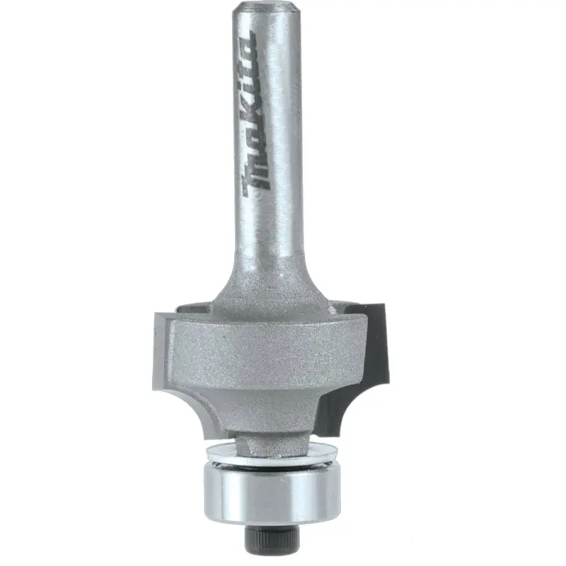 Makita 733120-6A Router Bit 3/8" Corner Round, 2 Flute, 1/4" SH, C.T.