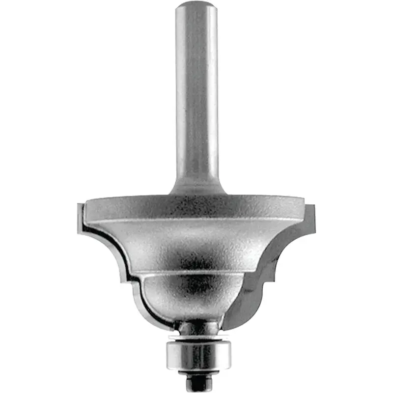 Makita 733281-A Router Bit 1/4" Double Roman Ogee, 2 Flute, 1/4" SH, C.T.