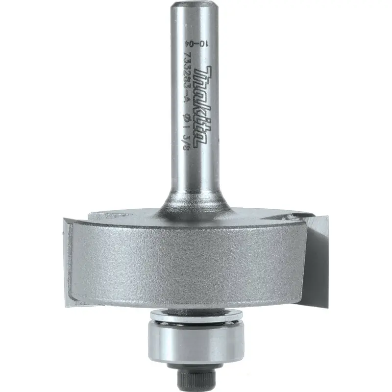 Makita 733283-A Router Bit Adj 5/16"-1/2" Rabbet, 2 Flute, 1/4" SH, C.T.