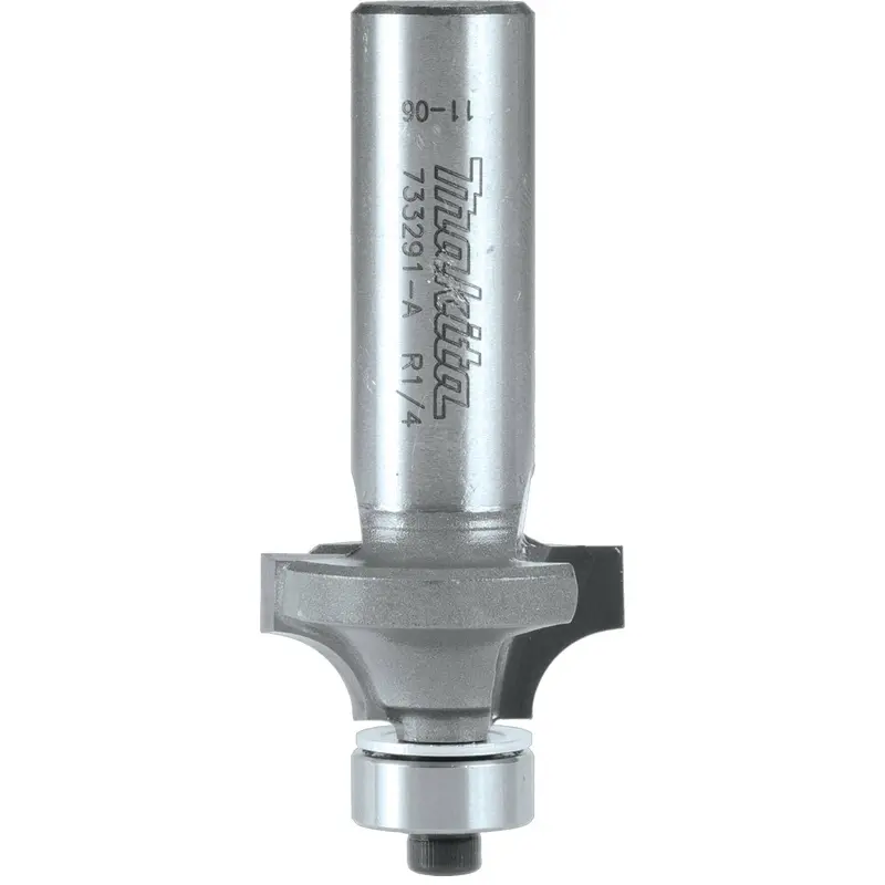 Makita 733291-A 1/4" Corner Round, 2 Flute, C.T. Router Bit, 1/2" Shank