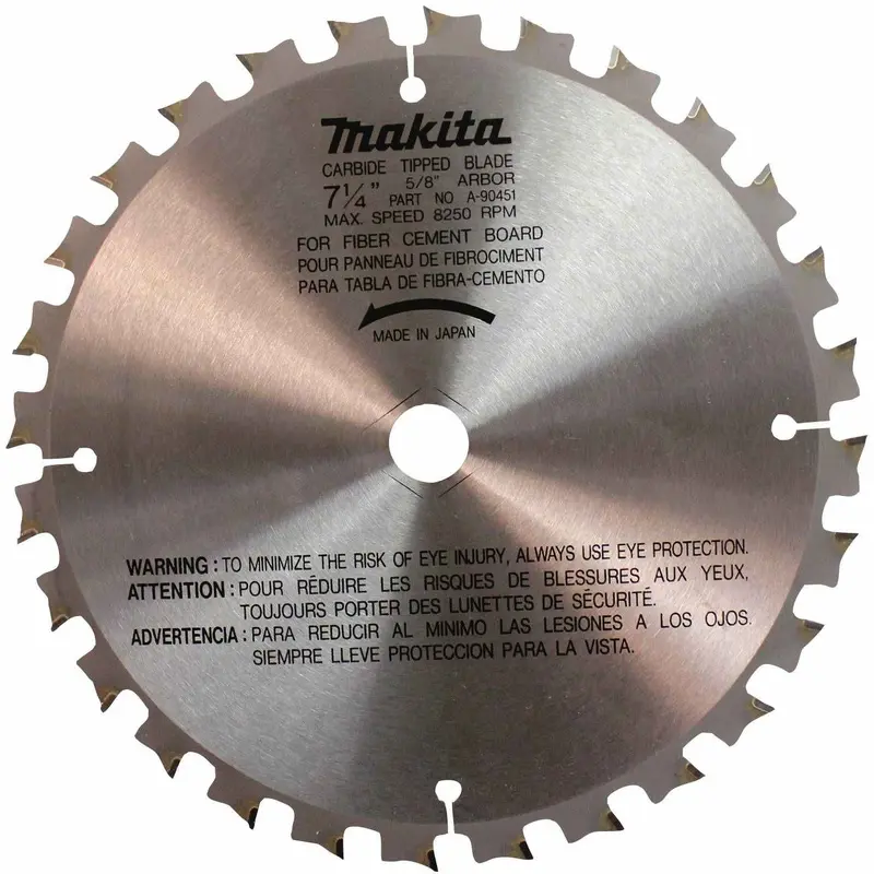 Makita A-90451 7-1/4" 28T Carbide-Tipped, Fiber Cement Blade