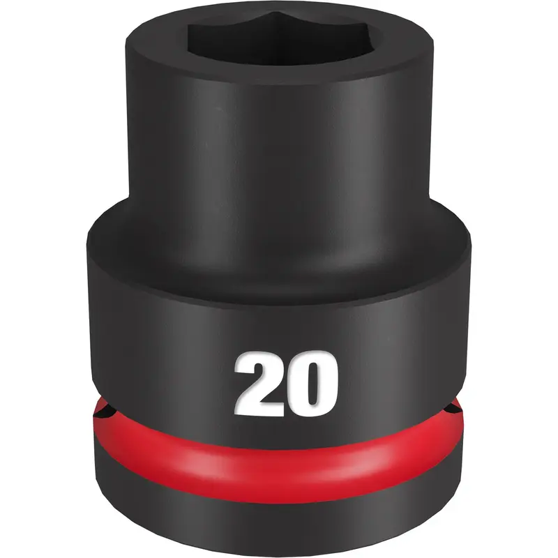 Milwaukee 49-66-6358 SHOCKWAVE Impact Duty 3/4-Inch Drive 20MM Standard 6 Point Socket
