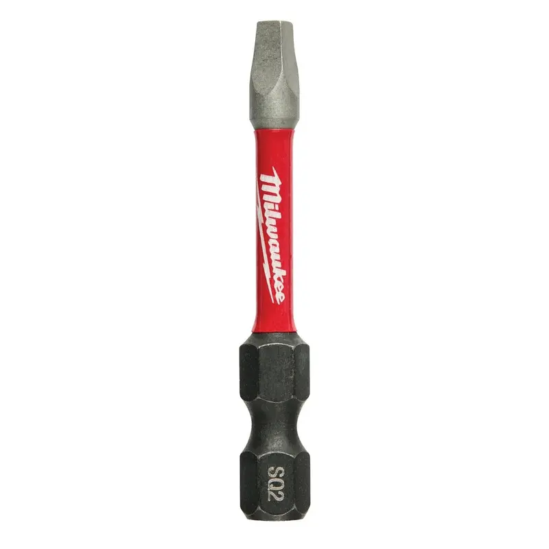 Milwaukee 48-32-4972 SHOCKWAVE 2-Inch SQ2 Impact Bit, 2-Pack