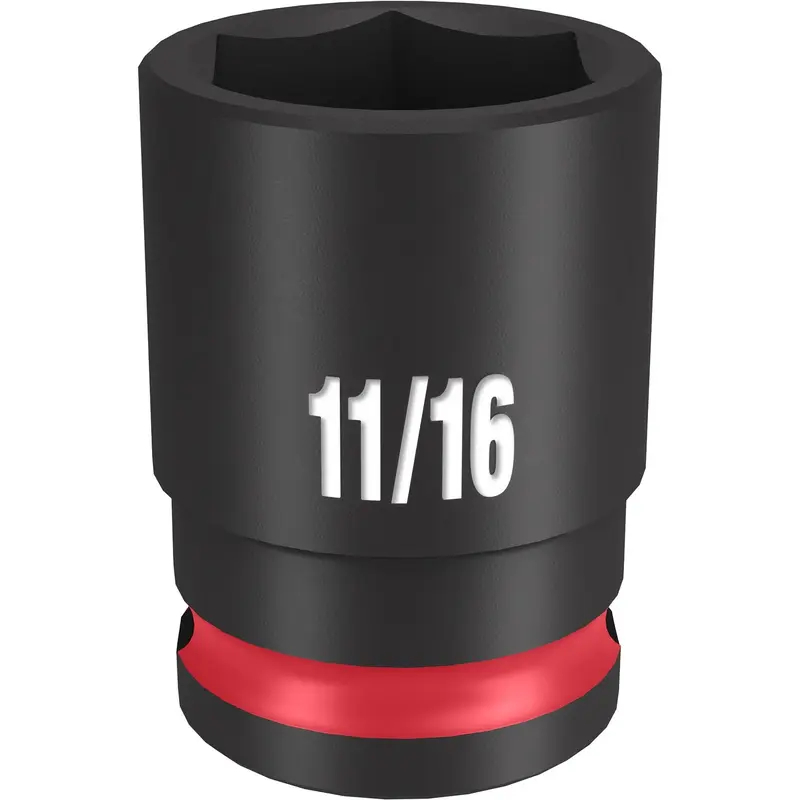 Milwaukee 49-66-6109 SHOCKWAVE Impact Duty 3/8-Inch Drive 11/16-Inch Standard 6 Point Socket