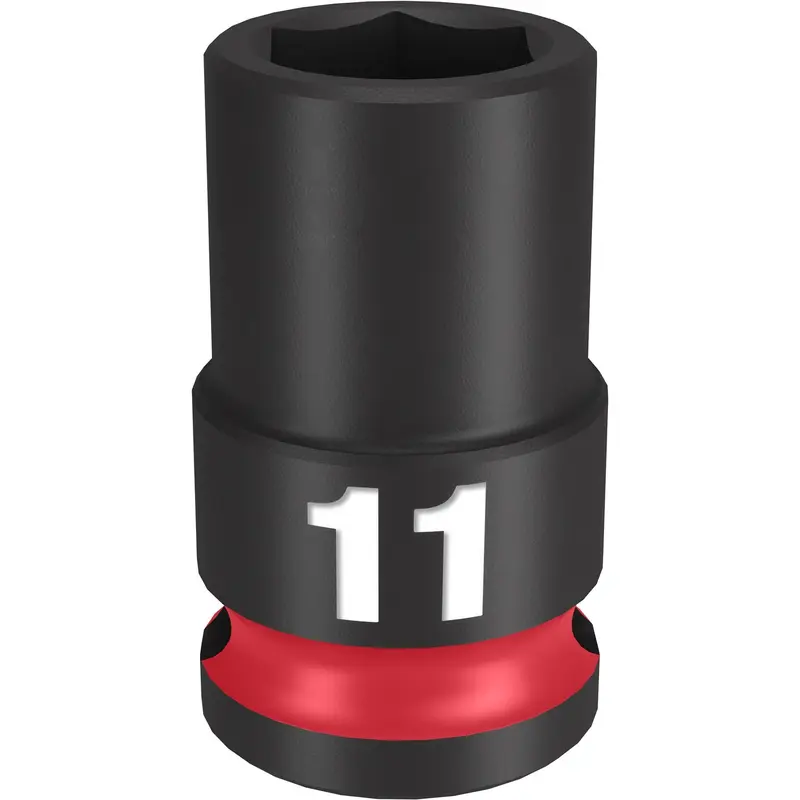Milwaukee 49-66-6135 SHOCKWAVE Impact Duty 3/8-Inch Drive 11MM Standard 6 Point Socket