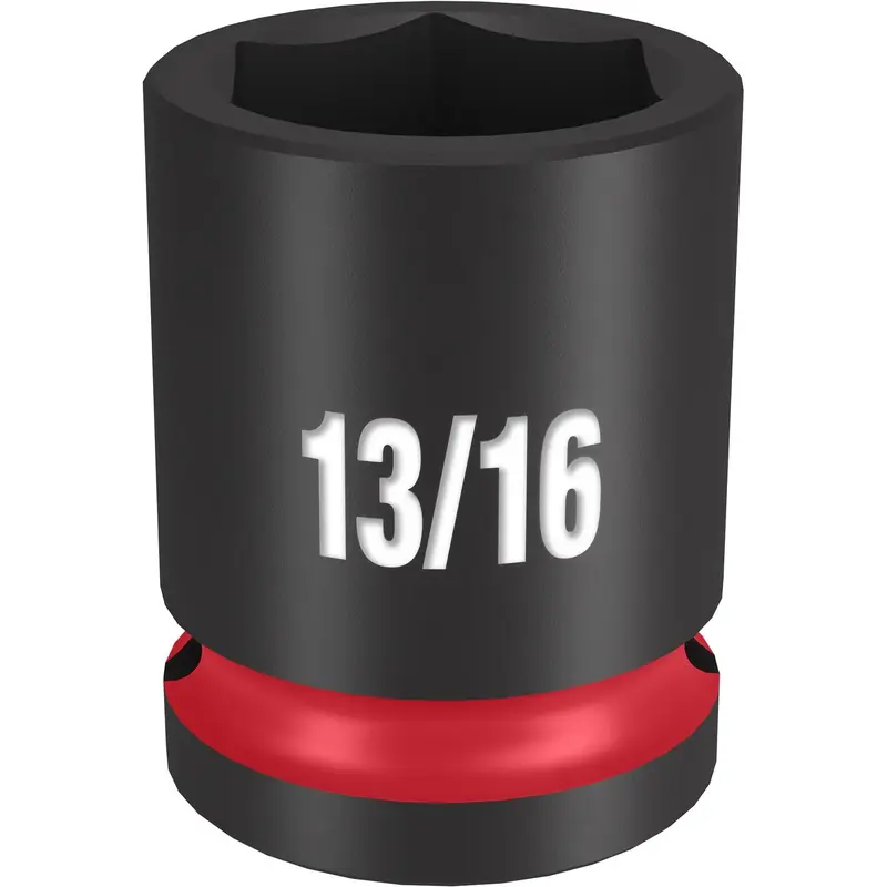 Milwaukee 49-66-6207 SHOCKWAVE Impact Duty 1/2-Inch Drive 13/16-Inch Standard 6 Point Socket