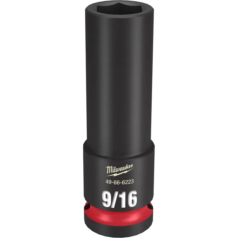 Milwaukee 49-66-6223 SHOCKWAVE Impact Duty 1/2-Inch Drive 9/16-Inch Deep 6 Point Socket