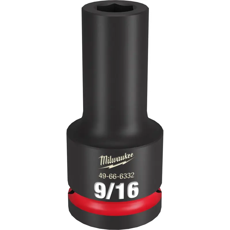 Milwaukee 49-66-6332 SHOCKWAVE Impact Duty 3/4-Inch Drive 9/16-Inch Deep 6 Point Socket