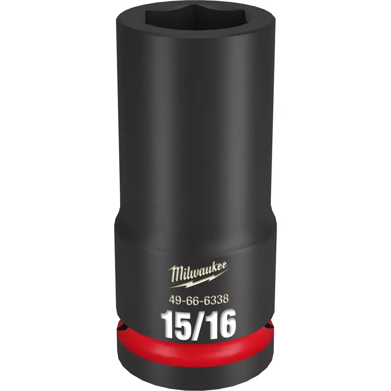 Milwaukee 49-66-6338 SHOCKWAVE Impact Duty 3/4-Inch Drive 15/16-Inch Deep 6 Point Socket