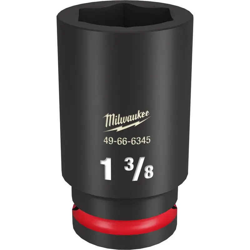 Milwaukee 49-66-6345 SHOCKWAVE Impact Duty 3/4-Inch Drive 1-3/8-Inch Deep 6 Point Socket