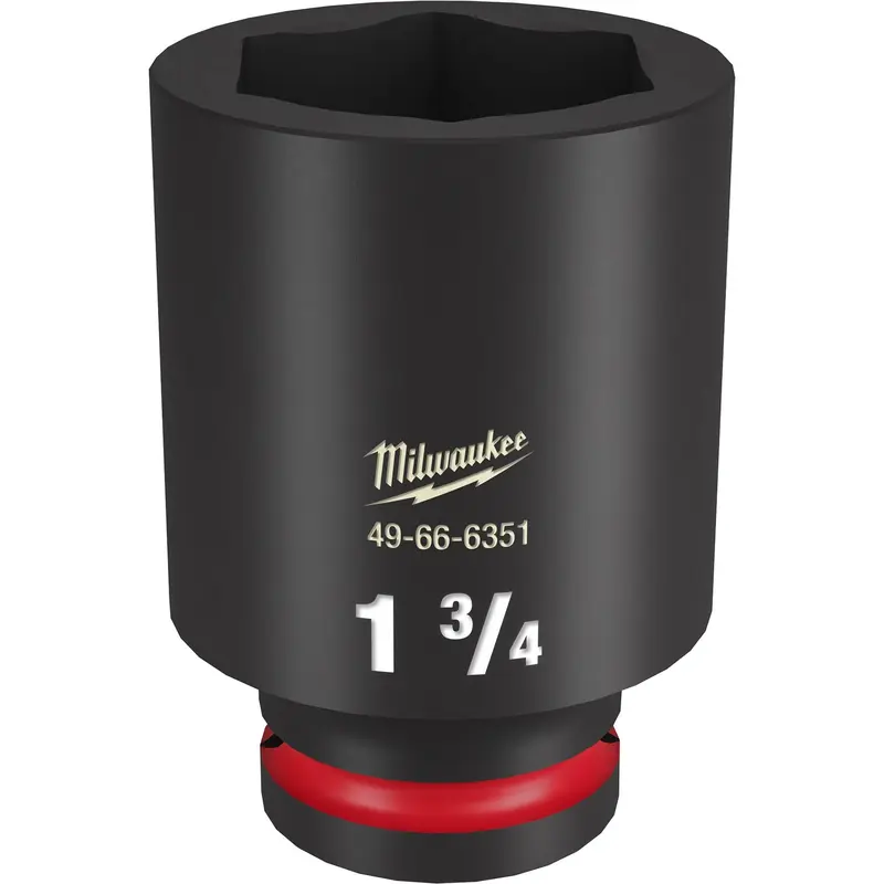 Milwaukee 49-66-6351 SHOCKWAVE Impact Duty 3/4-Inch Drive 1-3/4-Inch Deep 6 Point Socket