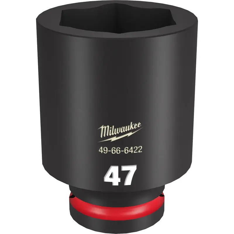 Milwaukee 49-66-6422 SHOCKWAVE Impact Duty 3/4-Inch Drive 47MM Deep 6 Point Socket