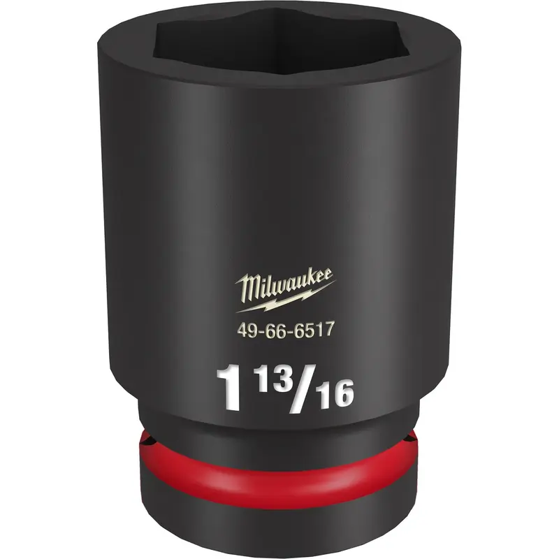 Milwaukee 49-66-6517 SHOCKWAVE Impact Duty 1-Inch Drive 1-13/16-Inch Deep 6 Point Socket