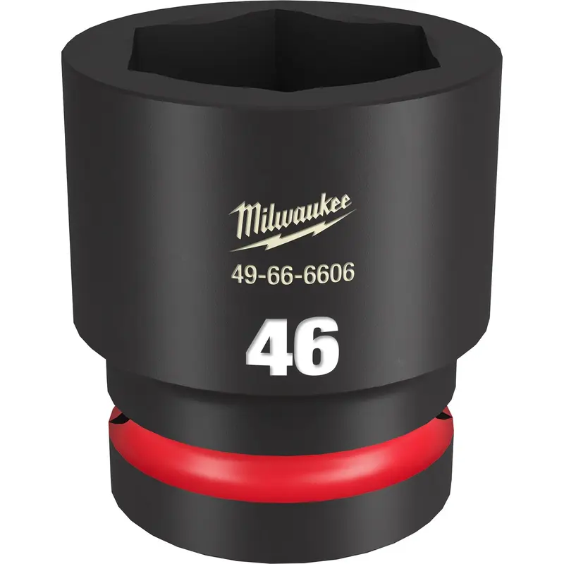 Milwaukee 49-66-6606 SHOCKWAVE Impact Duty 1-Inch Drive 46MM Standard 6 Point Socket