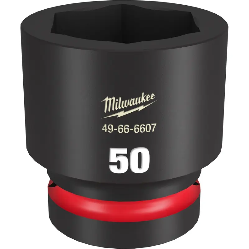 Milwaukee 49-66-6607 SHOCKWAVE Impact Duty 1-Inch Drive 50MM Standard 6 Point Socket