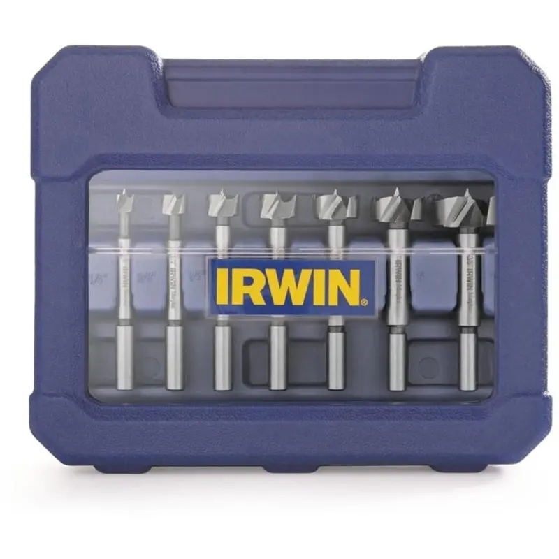 Irwin 1966892 Marples Wood Drilling Forstner Bit Set 8-Piece