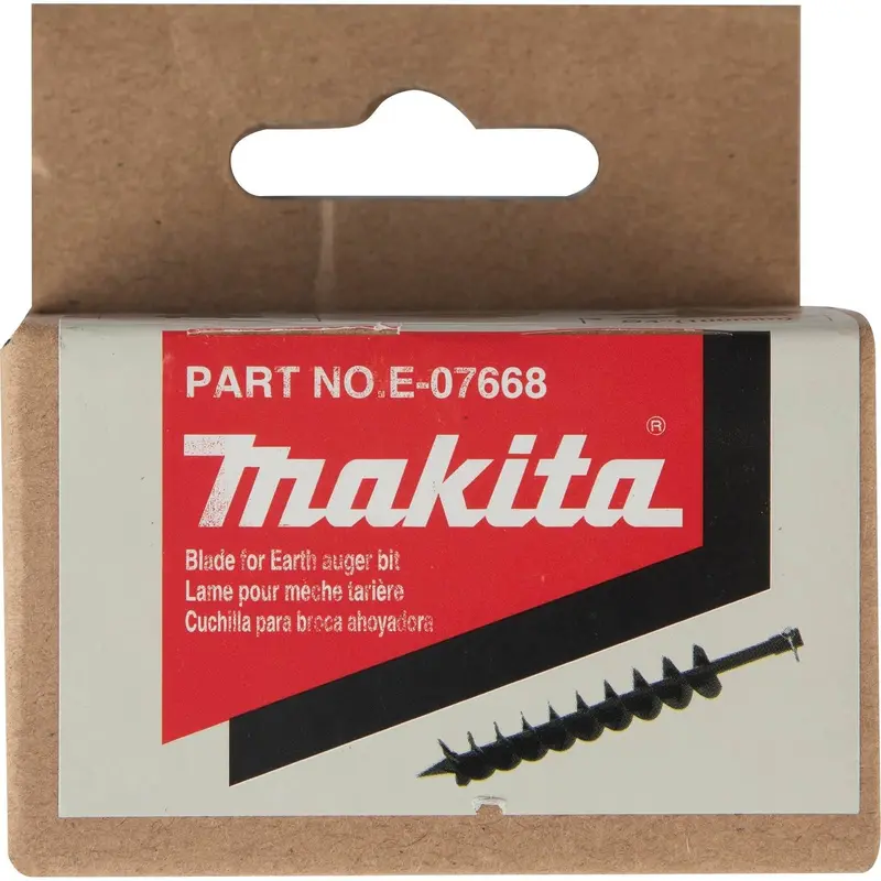 Makita E-07668 4" Earth Auger Drill Bit Blade Set
