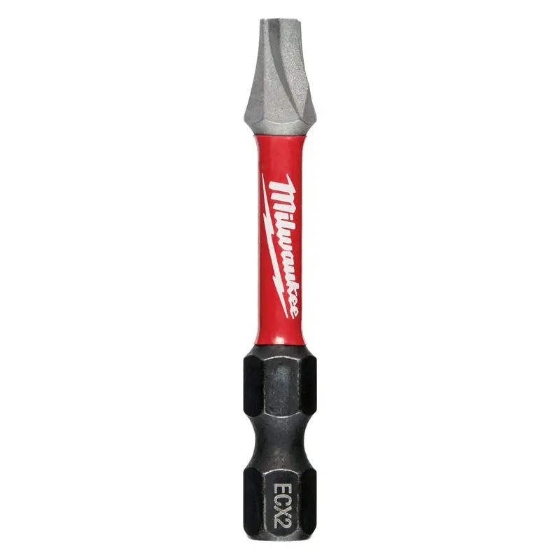 Milwaukee 48-32-4145 SHOCKWAVE 2-Inch Impact ECX #2 Power Bits, 25-Pack
